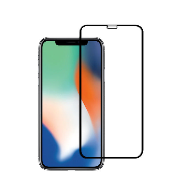 終身保固換新 iPhone Xr / X / Xs / Xs Max進化防塵版【磨砂3D曲面滿版玻璃貼】//抗指紋全玻璃, 觸控超靈敏