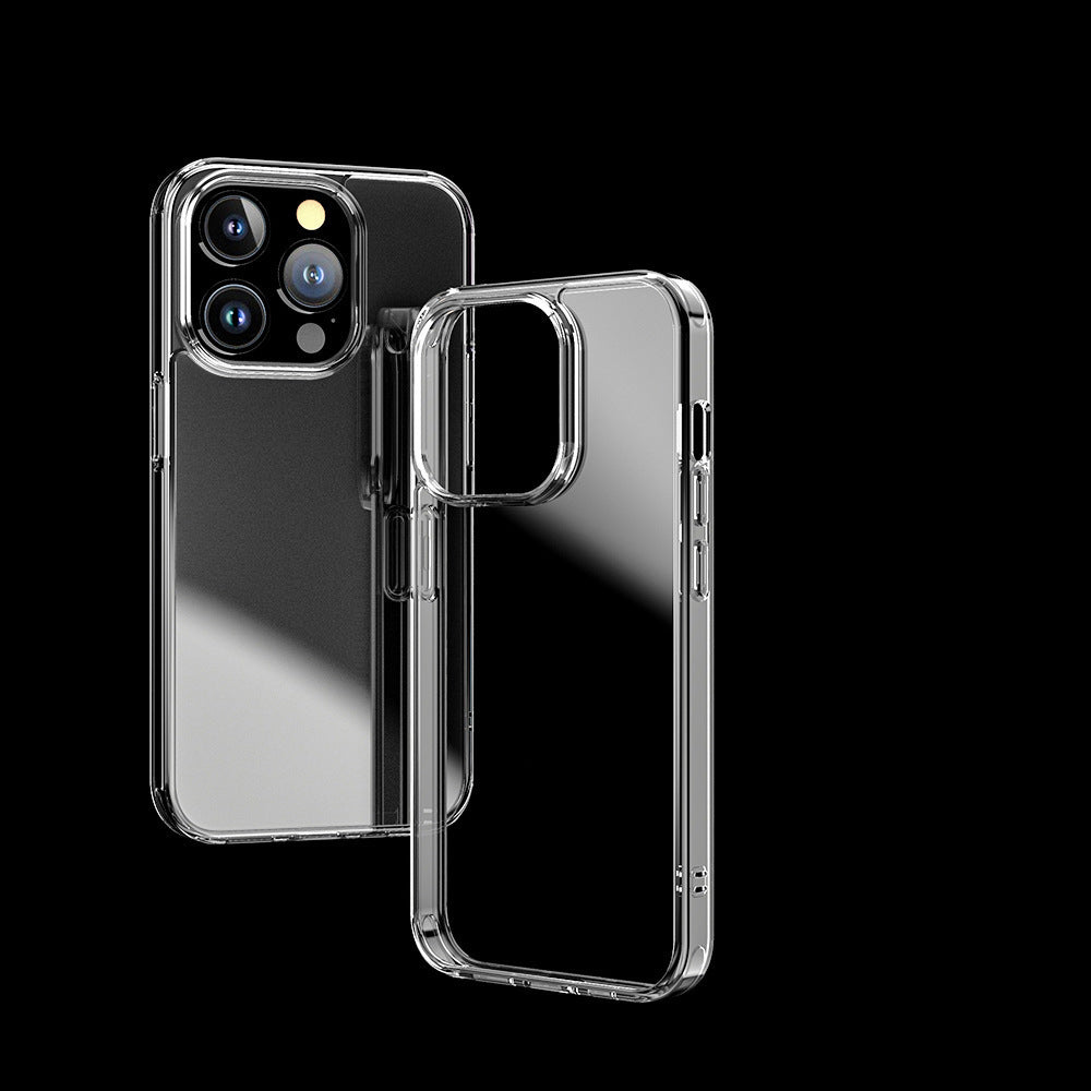 『玻璃盾』【軟邊防摔/9H鋼化玻璃背部/輕薄防指紋 】iPhone 16系列15系列14系列13系列 12系列