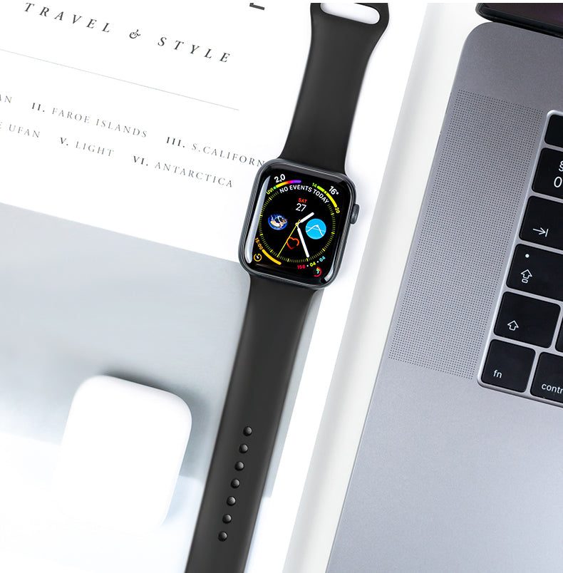 永久保固Apple Watch【透明uv膠玻璃貼】觸控升級/ 透明3d全貼合、無彩虹紋、觸碰靈敏、可入水 (附UV燈)