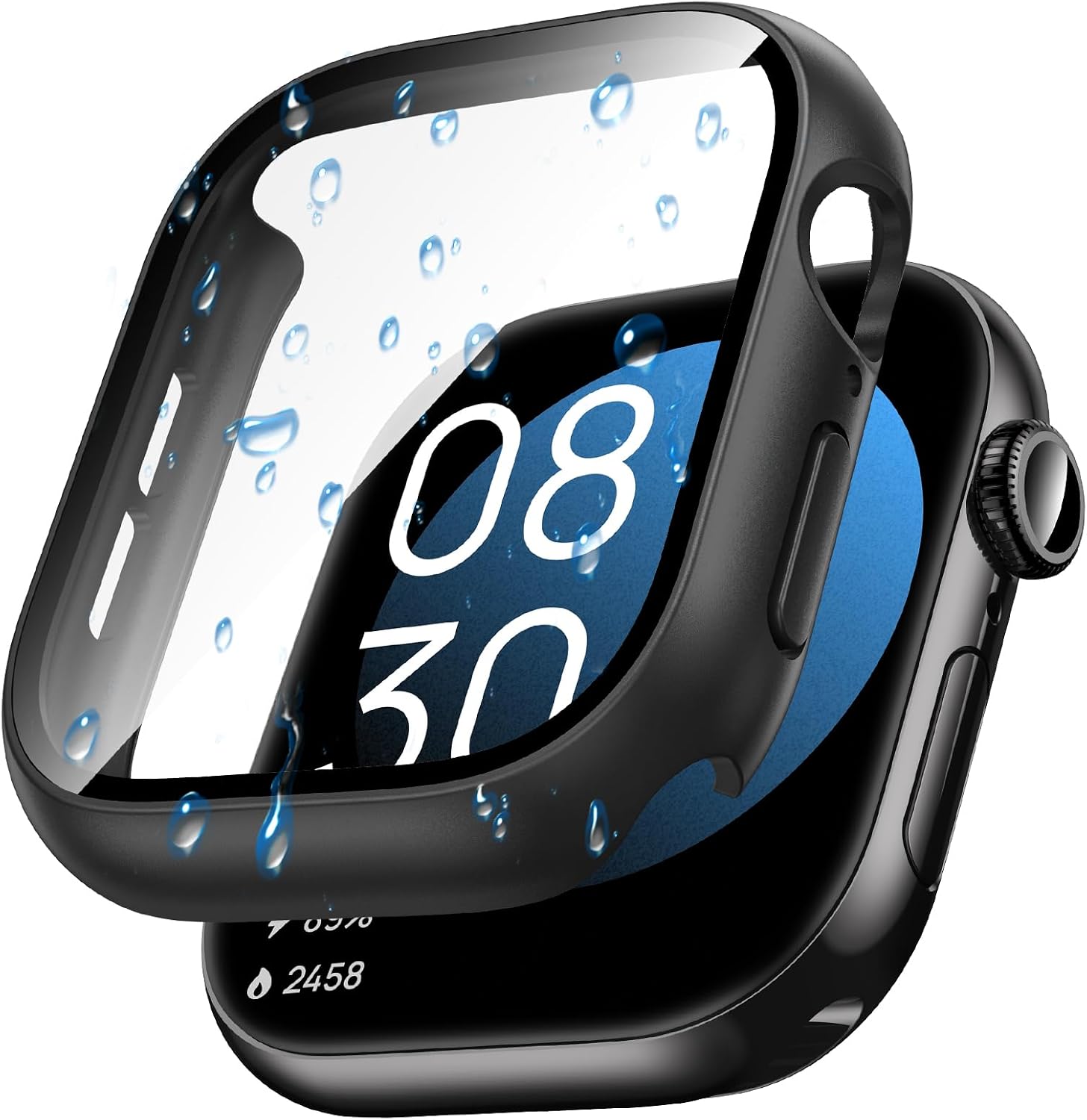 Apple Watch Series 11/10 46mm 防水鋼化玻璃保護殼