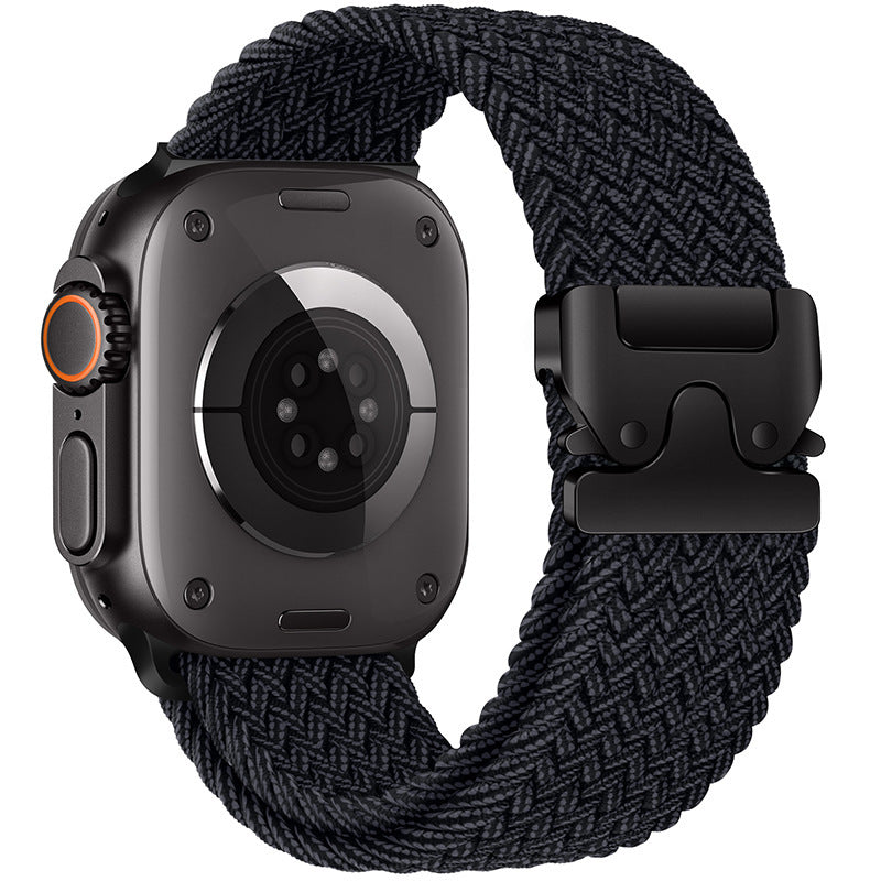 Apple Watch 編織尼龍錶帶 降落傘風格替換錶帶