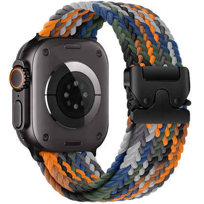 Apple Watch 編織尼龍錶帶 降落傘風格替換錶帶