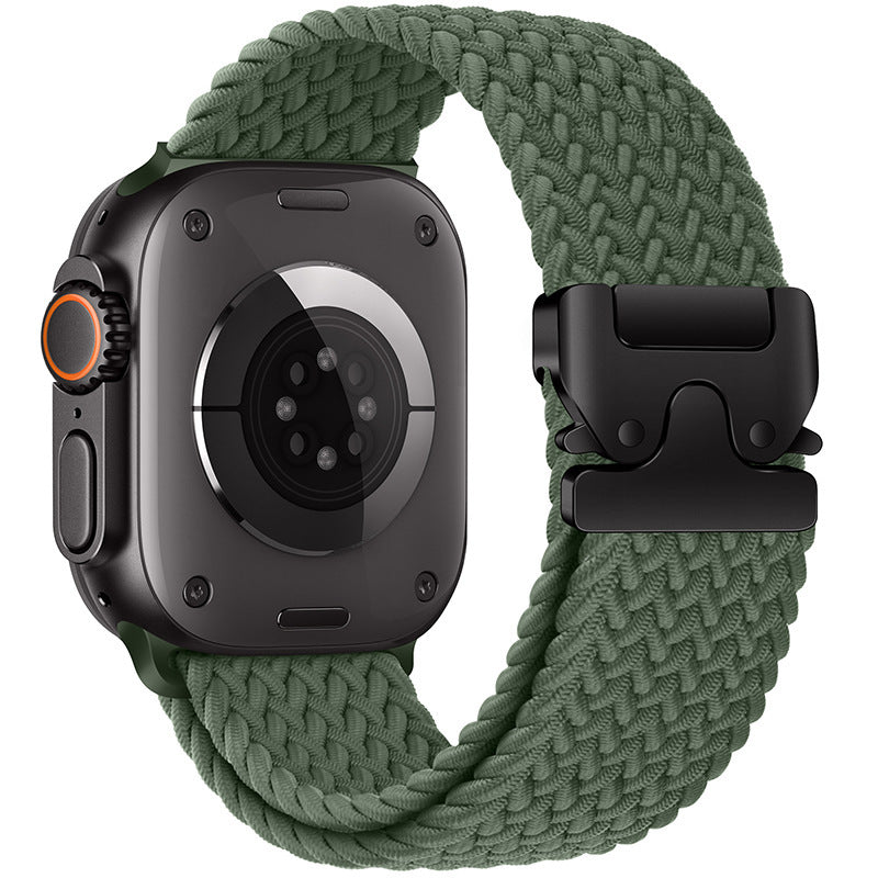 Apple Watch 編織尼龍錶帶 降落傘風格替換錶帶
