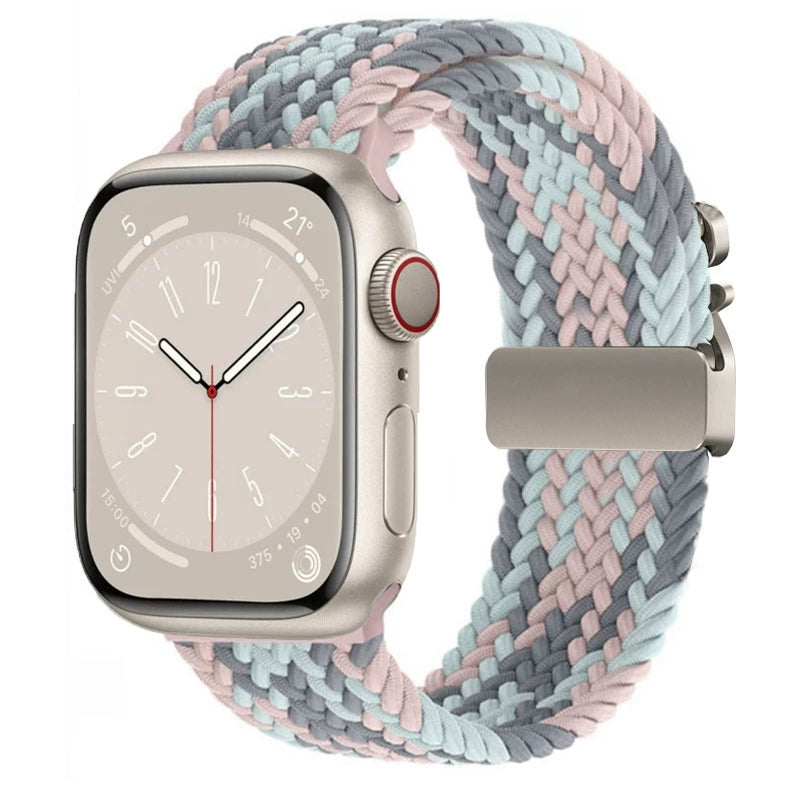 Apple Watch 編織尼龍錶帶 降落傘風格替換錶帶