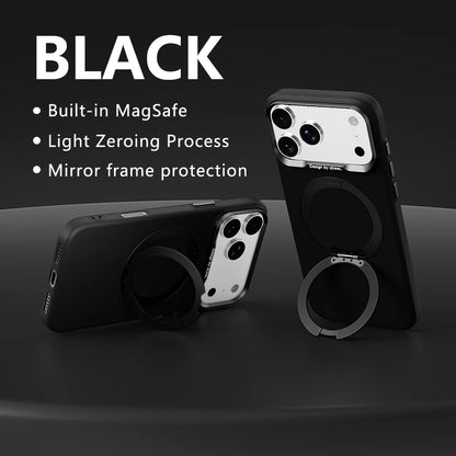 黑色 顏色 磁吸旋轉指環支架防摔殼 適用 iPhone 18/17/16 Pro/Max