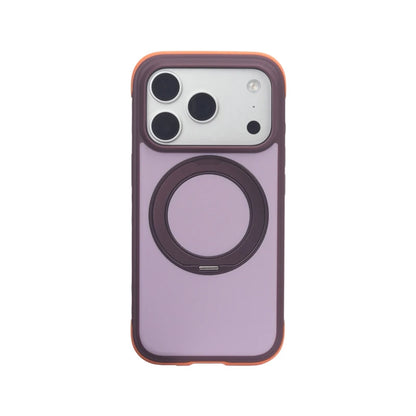 紫色 顏色 磁吸旋轉支架防摔手機殼 適用 iPhone 17/18 Pro 系列