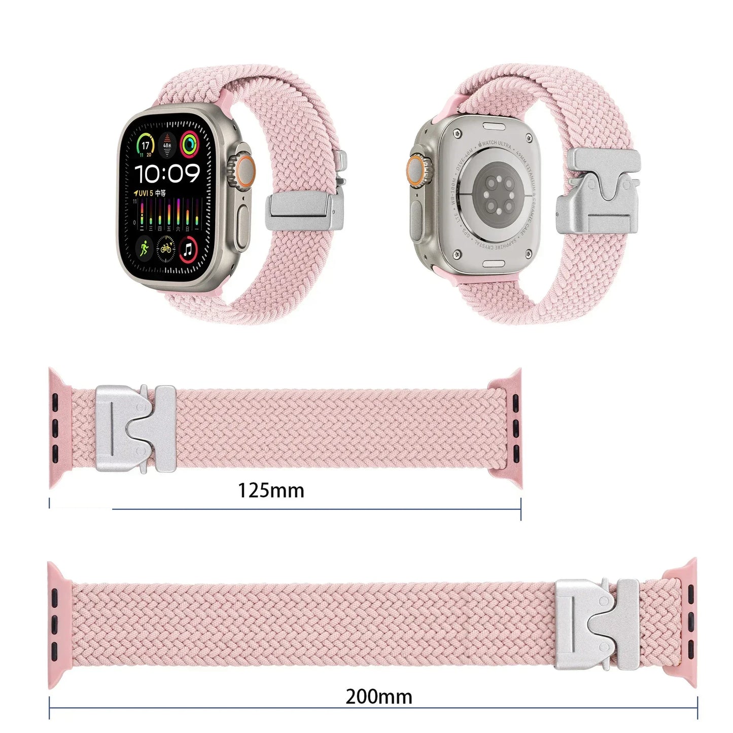 Apple Watch 編織尼龍錶帶 Parachute 風格替換錶帶