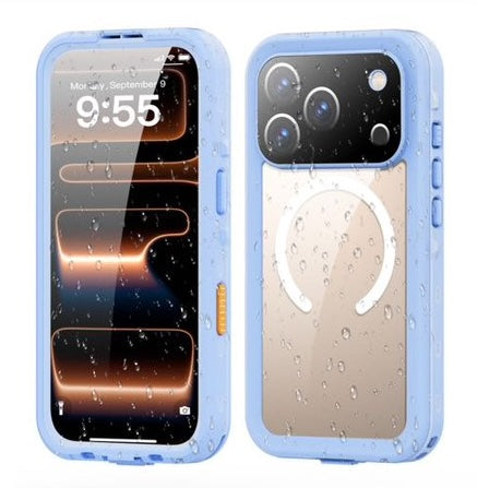 Vp吸血鬼【 magsafe磁吸防水盾】iPhone 18系列 17系列磁吸防水殼IP68 軍規防摔+深度3公尺潛水1小時