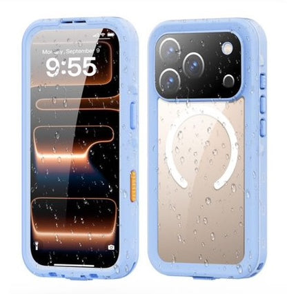 Vp吸血鬼【 magsafe磁吸防水盾】iPhone 18系列 17系列磁吸防水殼IP68 軍規防摔+深度3公尺潛水1小時