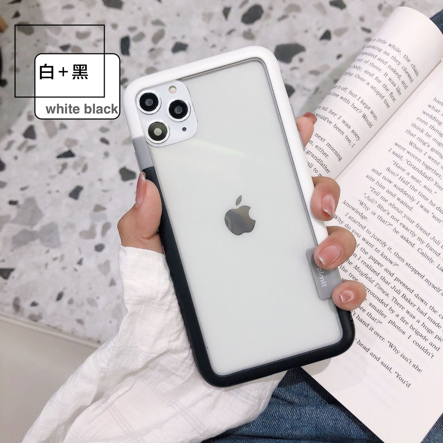 IPHONE【馬卡龍防摔邊框】雙材質厚實保護邊框，馬卡龍8色 / 支援iphone全型號