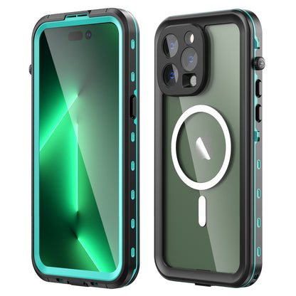 Vp吸血鬼【 magsafe磁吸防水盾】iPhone  16系列15系列14系列 全新磁吸防水殼IP68 軍規防摔+深度3公尺潛水1小時