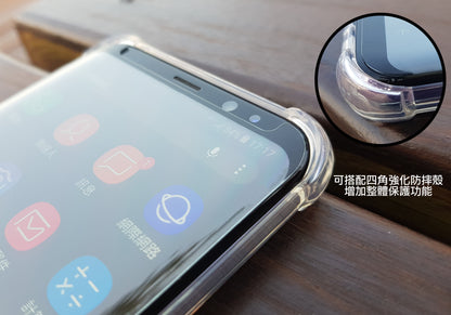 終身保固換新三星 NOTE9/S9/S9+/NOTE8 / S8 / S8+【3D曲面滿版滿版玻璃貼】全滿版&搭殼內縮滿版