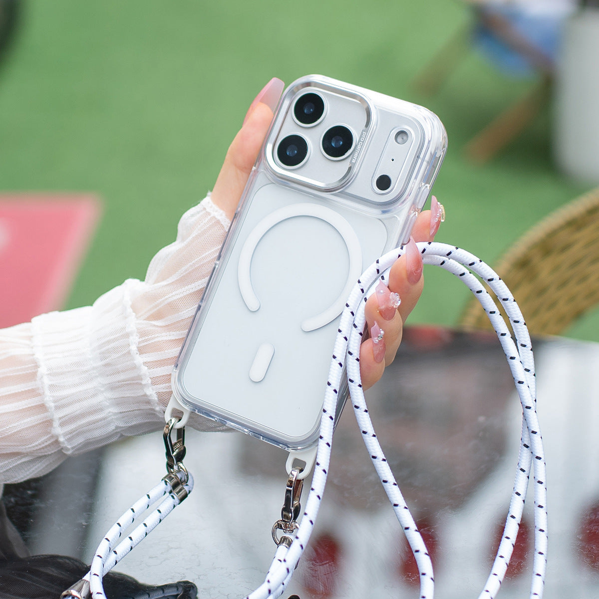 【VP吸血鬼】百變掛繩邊角雙色防摔殼 適用於 iPhone 17系列16系列15系列14系列13系列12系列