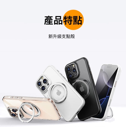 【AI觸控按鍵】360°旋轉齒輪支點防摔殼 防滑測點