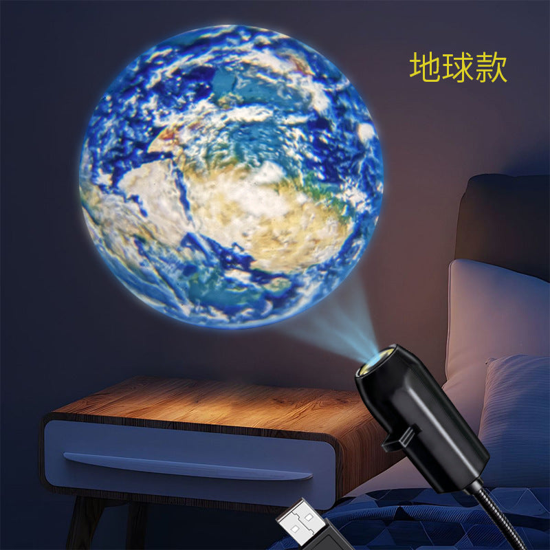 usb輕巧星空投影燈～高清晰，可調節投影角度，超浪漫氛圍感『可定製圖案』\讓你的房間瞬間變身浪漫小宇宙/