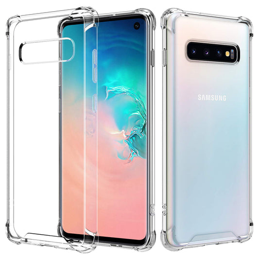 S21系列S20系列/NOTE10/NOTE10+/S10/S10+/S10E【四角強化防摔殼】透明加厚版  超強防摔，四角包邊強效抗衝擊