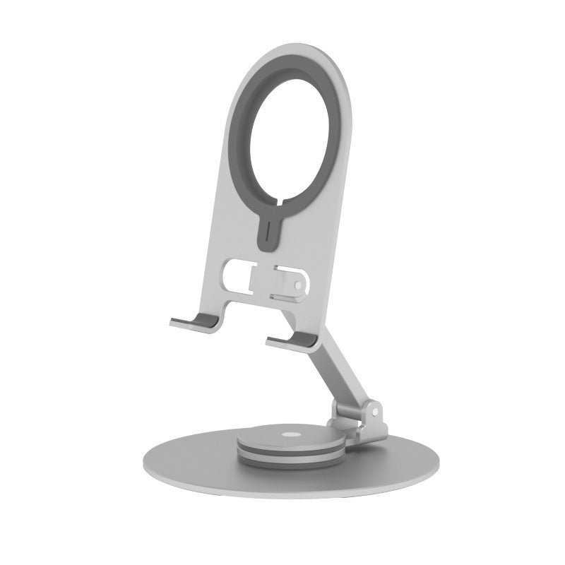 【MagSafe鋁合金旋轉折疊充電器支架】 360度旋轉支架，高質感鋁合金材質