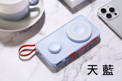 特價 KS20雙色無敵 22.5W磁吸行動電源 手錶、手機可用 雙向快充 磁吸行動電源10000mAh容量