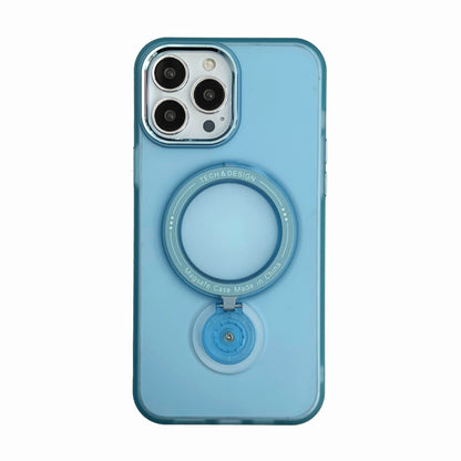 iPhone 15系列13/14/12/11系列【360°旋轉磁吸支架防摔殼】看片神器～多角度調節支架，磨砂半透magsafe磁吸保護殼  四色可選