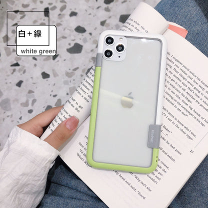 IPHONE【馬卡龍防摔邊框】雙材質厚實保護邊框，馬卡龍8色 / 支援iphone全型號