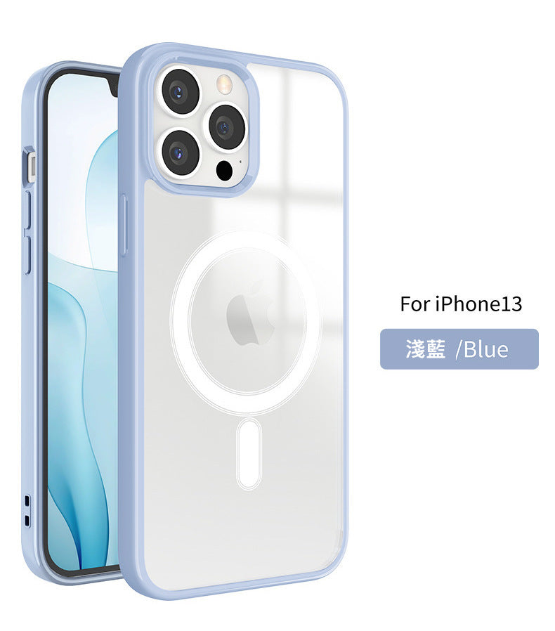iPhone13系列12系列 【強力吸附】magsafe幻彩磁吸殼