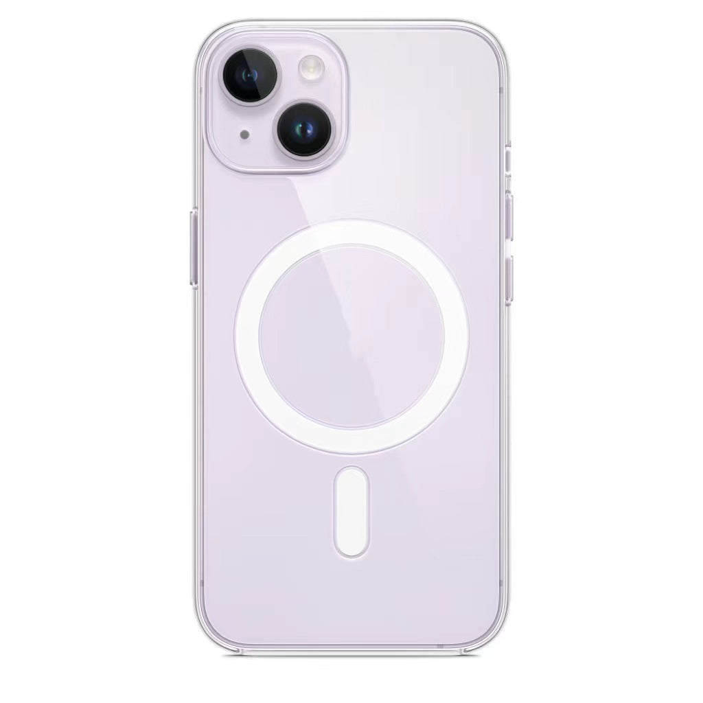 iPhone磁吸透明保護殼 【增加magasafe磁力吸附】支援蘋果全型號