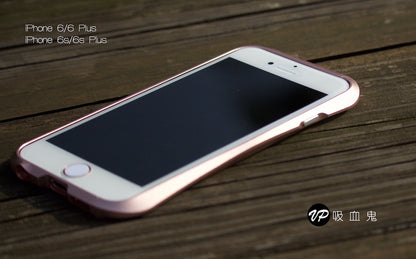 【 特價690還贈送背貼＋鏡頭框】 iPhone6/6s/6+/6s+流線美型鋁合金邊框