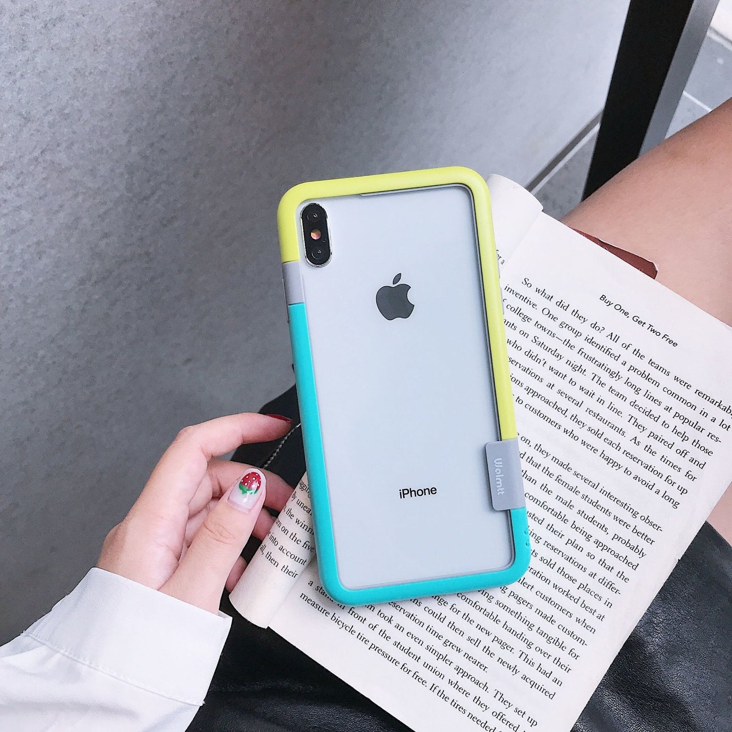 IPHONE【馬卡龍防摔邊框】雙材質厚實保護邊框，馬卡龍8色 / 支援iphone全型號