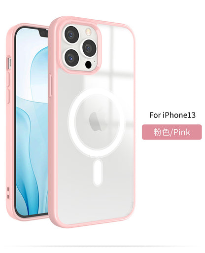 iPhone13系列12系列 【強力吸附】magsafe幻彩磁吸殼