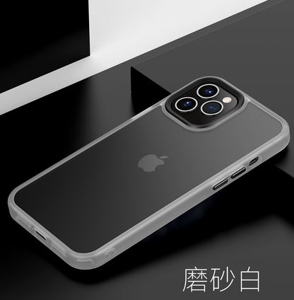 買一送一 iPhone鋁合金按鍵磨砂殼 【TPU+PC軍規防摔雙材質＋耐髒磨砂】升級鋁合金按鍵