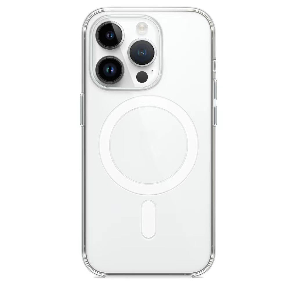 iPhone磁吸透明保護殼 【增加magasafe磁力吸附】支援蘋果全型號