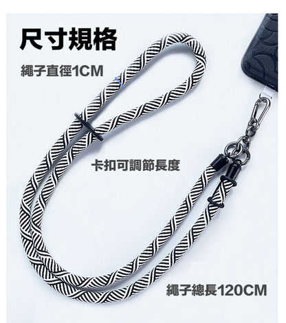 快拆掛繩套組～手機擴充夾片＋10mm尼龍掛繩肩背帶