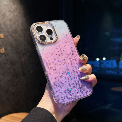 全新磁吸款【 iPhone閃耀星空 - 金屬鏡頭軟邊硬殼手機殼】  適用於 iPhone 16系列 15系列14系列13系列12系列