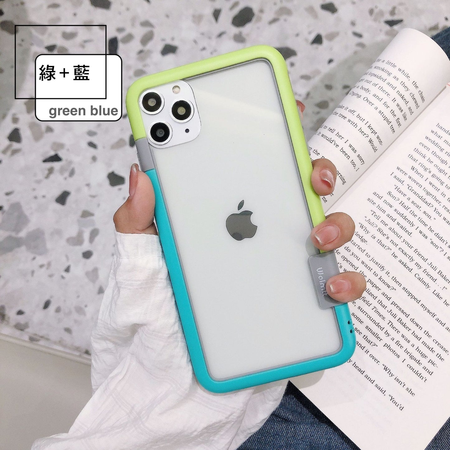 IPHONE【馬卡龍防摔邊框】雙材質厚實保護邊框，馬卡龍8色 / 支援iphone全型號