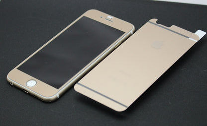 【VP吸血鬼】iphone 6/6s/6+/6s+肖光玻璃貼 (前後二片組) ＊消光黑/消光銀/消光金＊