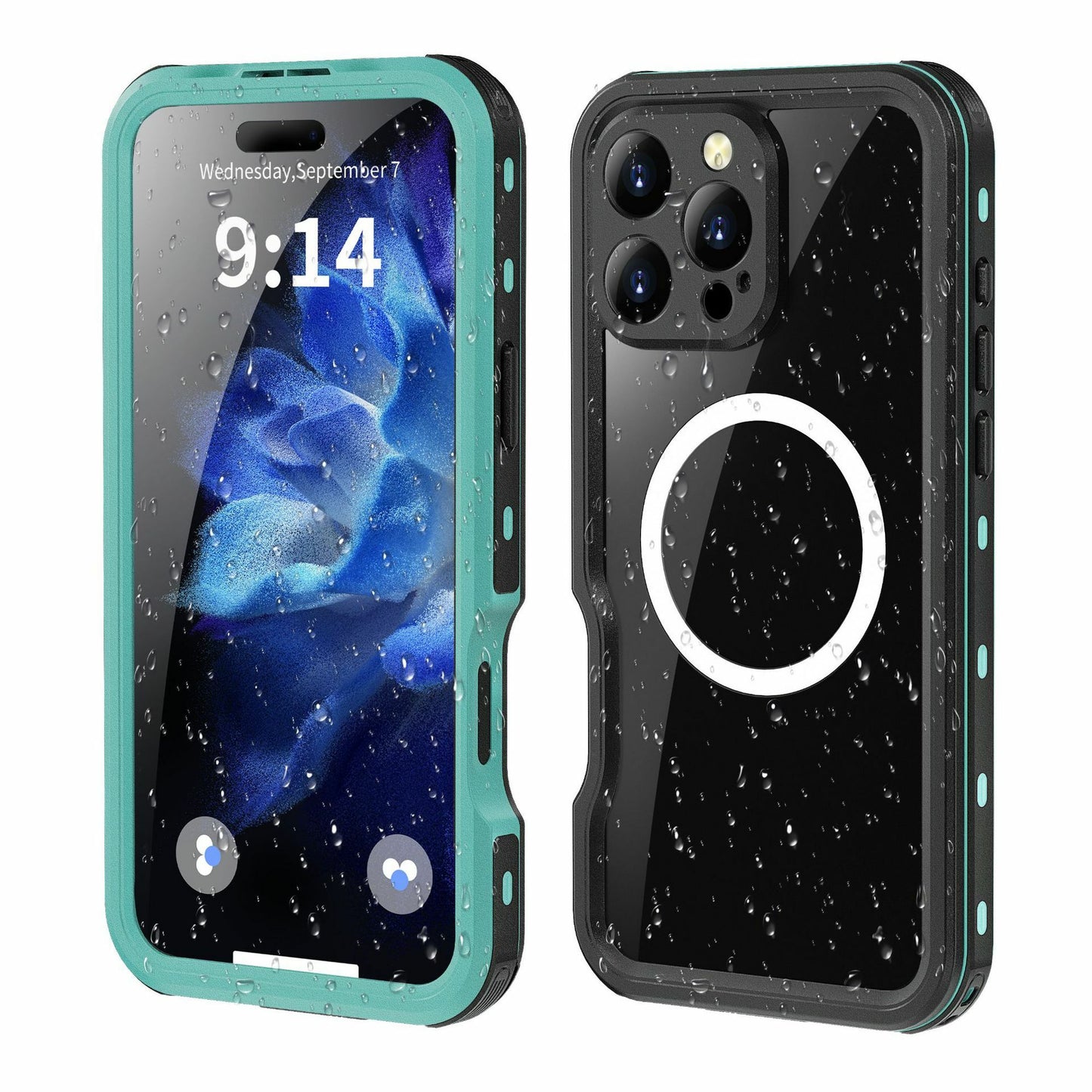 Vp吸血鬼【 X9PLUS 靈動拍照磁吸防水盾】iPhone 16系列防水殼IP68 軍規防摔+深度3公尺潛水1小時