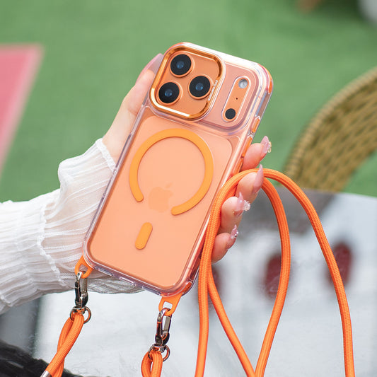 【VP吸血鬼】百變掛繩邊角雙色防摔殼 適用於 iPhone 17系列16系列15系列14系列13系列12系列