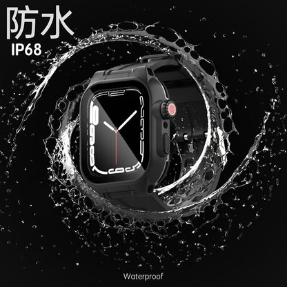 【iWatch S8/S7淺水盾】 IP68 軍規防摔+使用此潛水殼加上iwatch本身的防水功能，可以加強到20M以上潛水深度