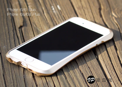 【 特價690還贈送背貼＋鏡頭框】 iPhone6/6s/6+/6s+流線美型鋁合金邊框