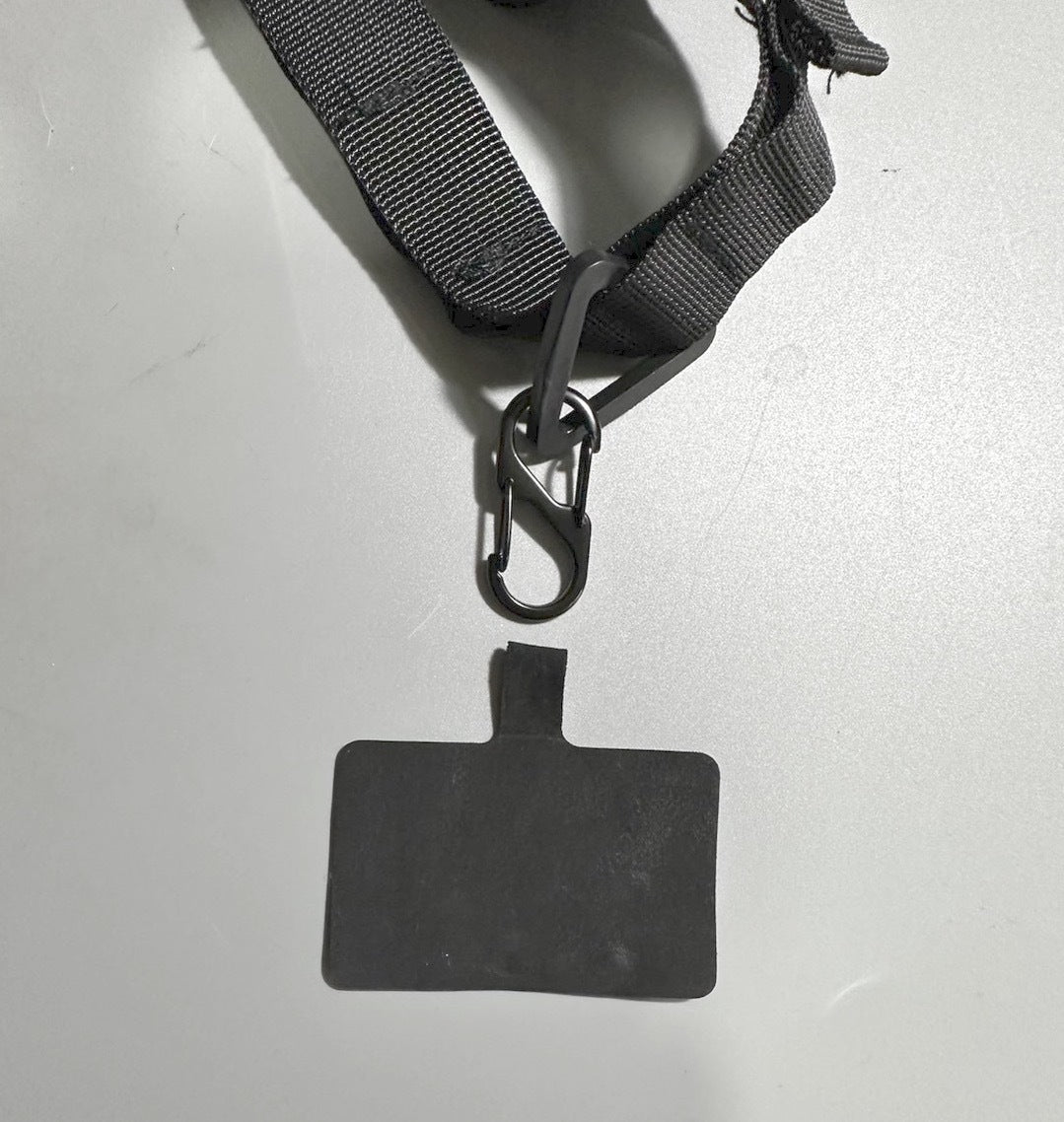 軍風戶外任意背帶/戰術織帶背帶 25個掛孔多功能露營天幕織帶 ～手機擴充夾片＋尼龍肩背帶
