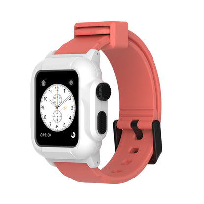 【 iWatch淺水盾】iWatch 全系列 IP68 軍規防摔+使用此潛水殼加上iwatch本身的防水功能，可以加強到20M以上潛水深度