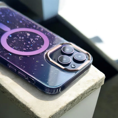 全新磁吸款【 iPhone閃耀星空 - 金屬鏡頭軟邊硬殼手機殼】  適用於 iPhone 16系列 15系列14系列13系列12系列
