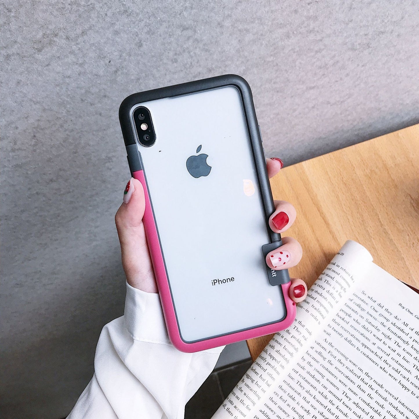 IPHONE【馬卡龍防摔邊框】雙材質厚實保護邊框，馬卡龍8色 / 支援iphone全型號