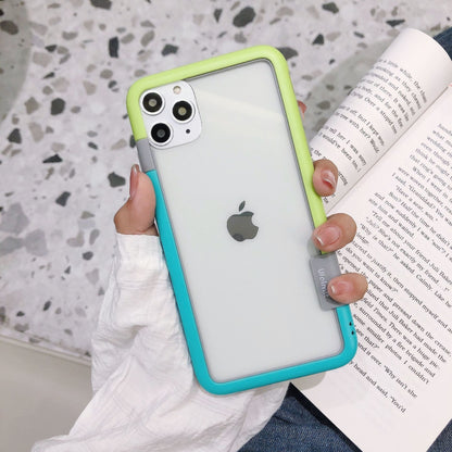 IPHONE【馬卡龍防摔邊框】雙材質厚實保護邊框，馬卡龍8色 / 支援iphone全型號