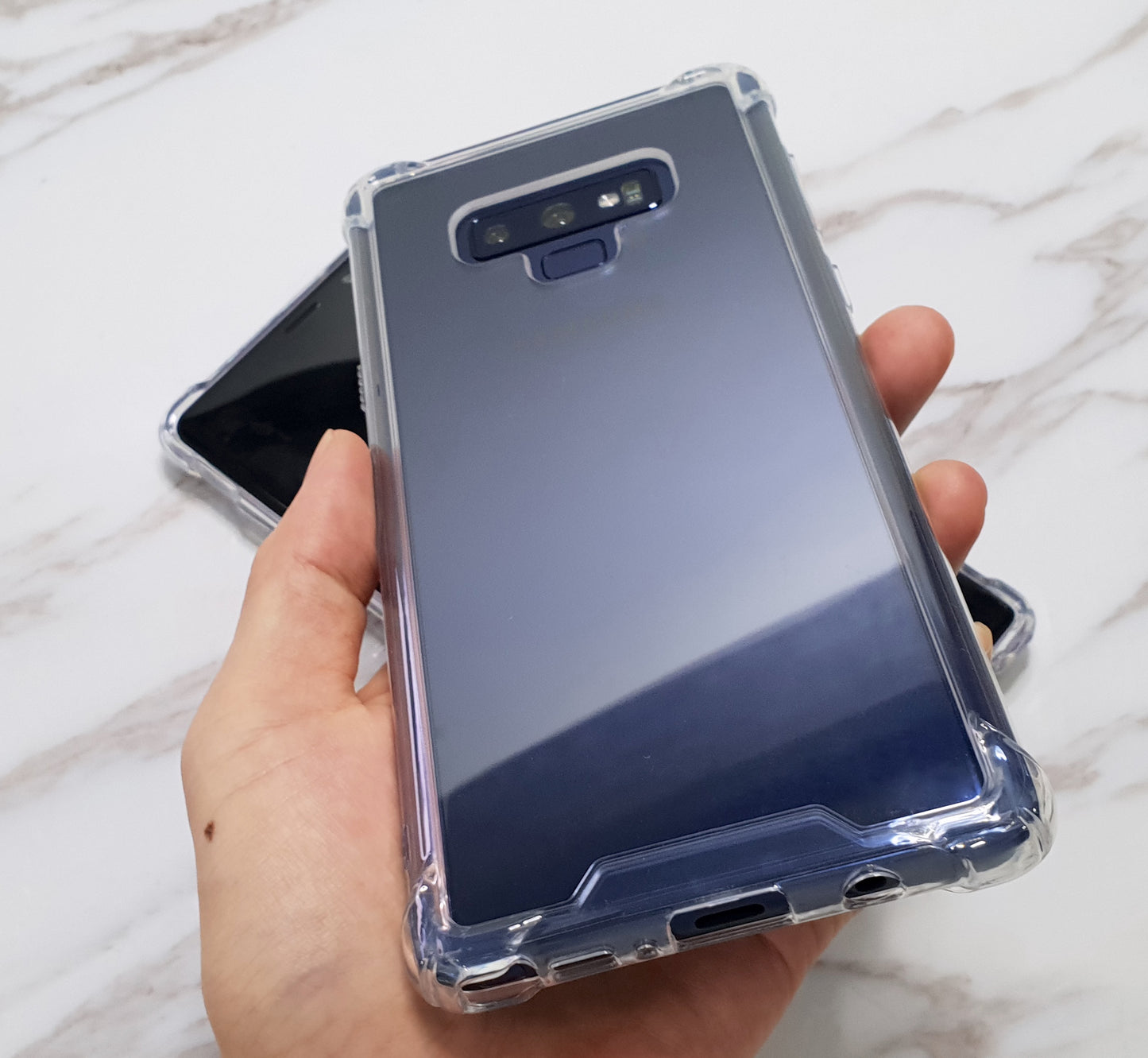 NOTE9/NOTE 8【四角強化防摔殼】透明加厚版  超強防摔，四角包邊強效抗衝擊