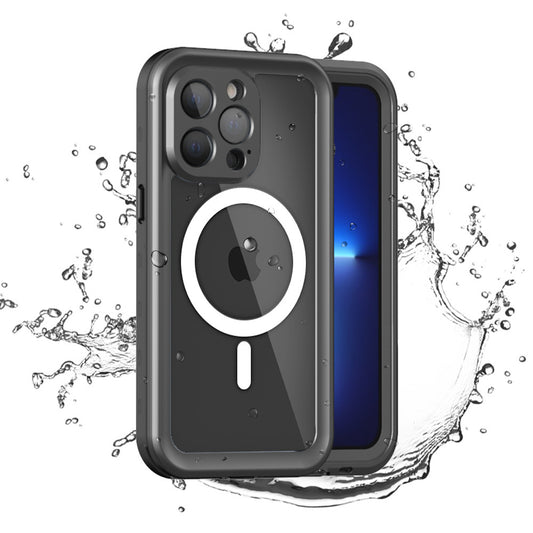 Vp吸血鬼【 magsafe磁吸防水盾】iPhone 13/13pro/13pro max/13mini 全新磁吸防水殼IP68 軍規防摔+深度3公尺潛水1小時