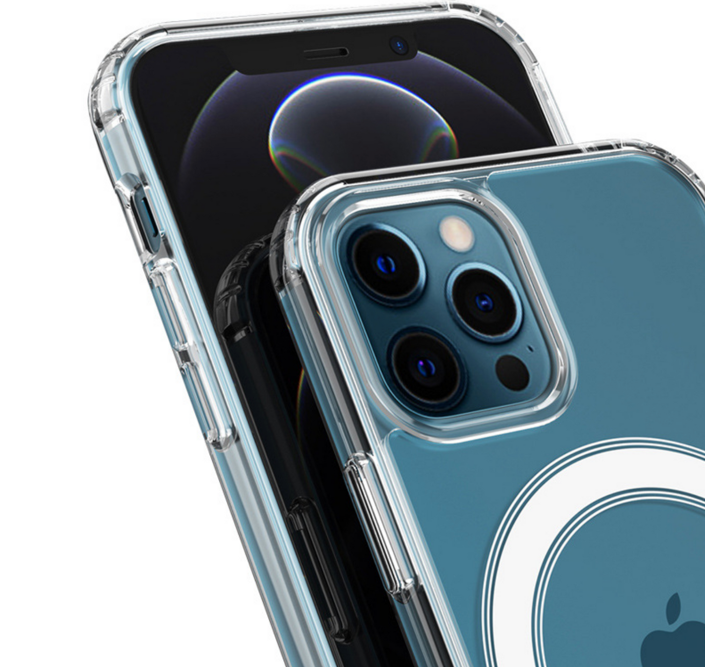 iPhone磁吸透明保護殼 【增加magasafe磁力吸附】支援蘋果全型號