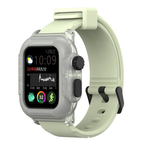 【 iWatch淺水盾】iWatch 全系列 IP68 軍規防摔+使用此潛水殼加上iwatch本身的防水功能，可以加強到20M以上潛水深度
