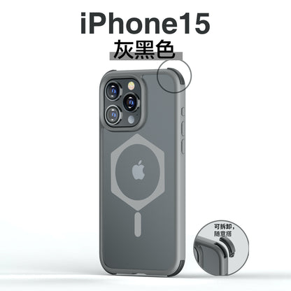 VP吸血鬼【 Ultra 2 磁吸磨砂防摔殼 邊角強化可置換】 適用於 iPhone 15/15pro/15pro max