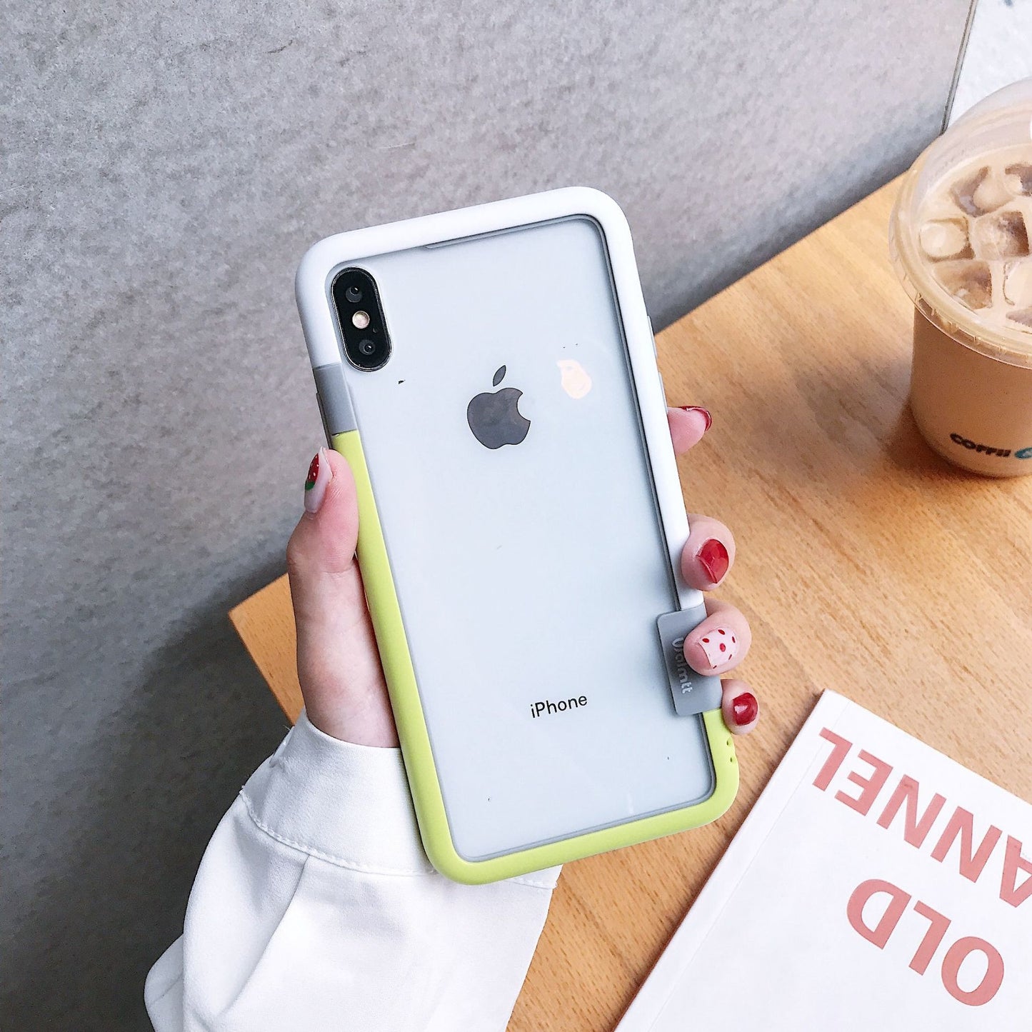 IPHONE【馬卡龍防摔邊框】雙材質厚實保護邊框，馬卡龍8色 / 支援iphone全型號